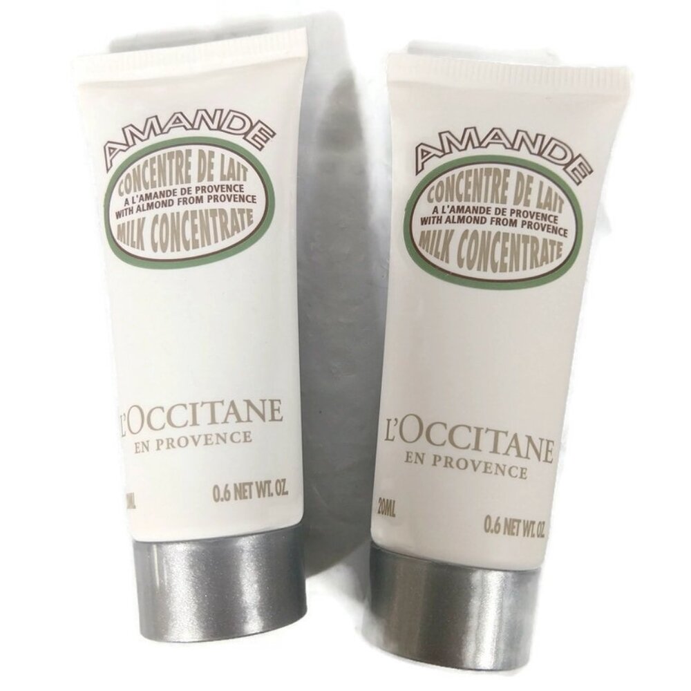 L'Occitane Almond milk concentrate Body cream 20ML X 2 NEW